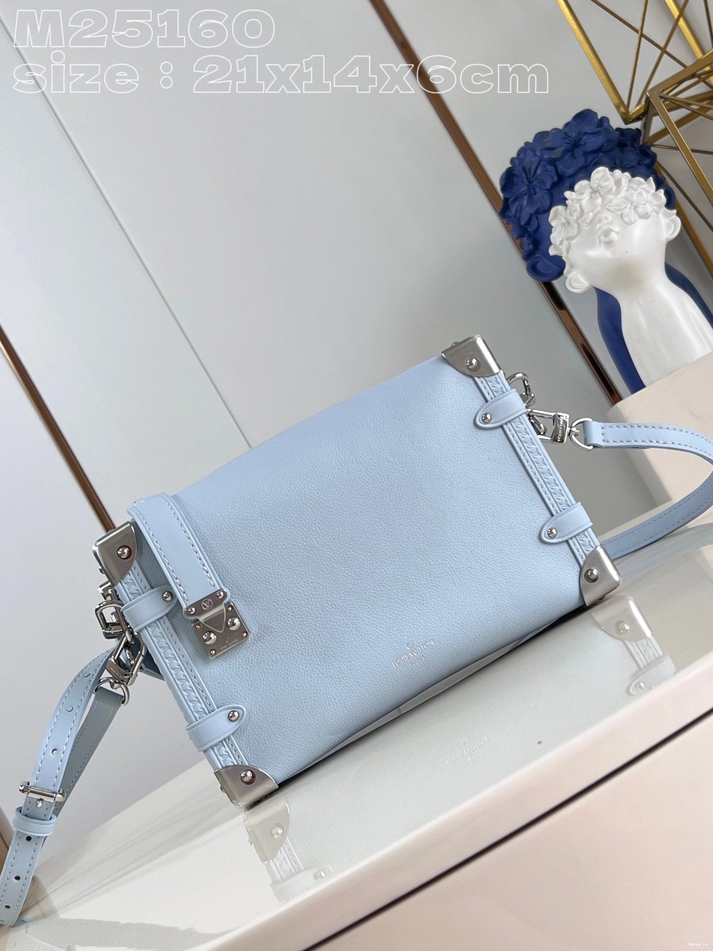 LOUIS Trunk PM-21*14*6CM Side VUITTON 0816
